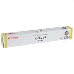 Оригинальный тонер Canon C-EXV34 / EXV 34 (3785B002AA) Yellow 19.000 lk цена и информация | Картриджи и тонеры | kaup24.ee