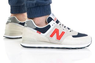 Meeste tossud New Balance 574, hall hind ja info | Spordi- ja vabaajajalatsid meestele | kaup24.ee