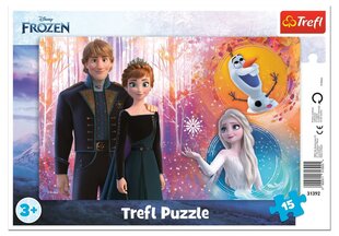 TREFL FROZEN Pusle raamis Jääkuninganna, 15 osa hind ja info | Pusled | kaup24.ee