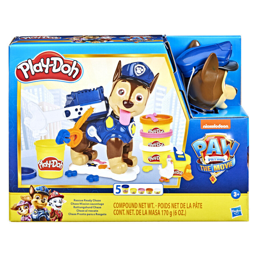 Plastiliinikomplekt Play Doh Paw Patrol Chase (Käpapatrull) цена и информация | Kunstitarbed, voolimise tarvikud | kaup24.ee