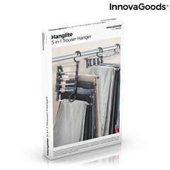 Мульти-вешалка для подвешивания брюк 5-в-1 HANGLITE INNOVAGOODS цена и информация | Вешалки и мешки для одежды | kaup24.ee