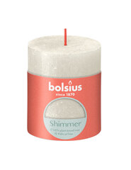 Lõhnaküünal Bolsius Rustic Shimmer Ivory цена и информация | Подсвечники, свечи | kaup24.ee