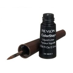 Revlon ColorStay Liquid Liner silmalainer 2.5 ml, Brown hind ja info | Ripsmetušid, lauvärvid, silmapliiatsid, seerumid | kaup24.ee