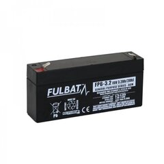 Аккумулятор для сигнализации Fulbat VRLA 3.2 Ач цена и информация | Аккумуляторы | kaup24.ee