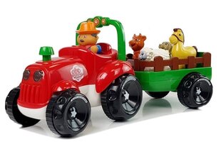 Traktor loomade haagisega hind ja info | Poiste mänguasjad | kaup24.ee