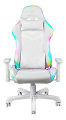 Игровое кресло Deltaco WCH90 RGB, белое цена и информация | Офисные кресла | kaup24.ee
