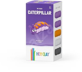 Plastiliinikomplekt Hey Clay Caterpillar, 5 tk. hind ja info | Kunstitarbed, voolimise tarvikud | kaup24.ee