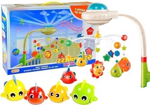 Рыбная карусель в кроватке со звездным проектором цена и информация | Игрушки для малышей | kaup24.ee