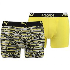 Meeste aluspüksid Puma Logo Aop M 907596 02 boxer shorts, 2 tk цена и информация | Мужские трусы | kaup24.ee