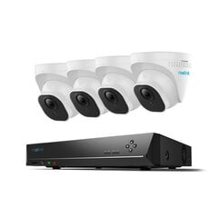 Reolink 4 IP камеры (5MP) и 8 каналов Комплект PoE NVR RLK8-520D4-A цена и информация | Для видеокамер | kaup24.ee