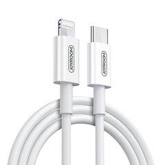 Кабель Joyroom USB C - Lightning (сертифицирован MFI) Power Delivery 3 A 1.2 м, белый (S-M420) цена и информация | Кабели для телефонов | kaup24.ee