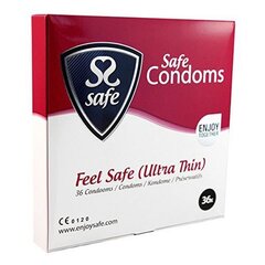 Kondoomid Feel Safe Ultra Thin, 36 tk. hind ja info | Kondoomid | kaup24.ee