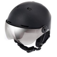 Лыжный шлем Meteor Falven, черный цена и информация | Горнолыжные шлемы | kaup24.ee