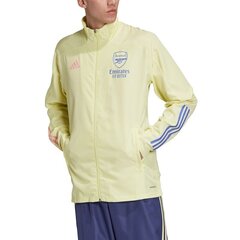 Мужская спортивная куртка Adidas Arsenal FC Presentation M FQ6162, желтая цена и информация | Мужская спортивная одежда | kaup24.ee