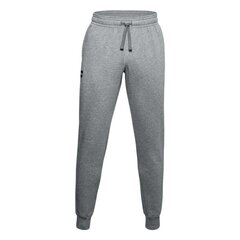 Meeste spordipüksid Under Armor Rival Fleece Joggers M 1357 128 012, hall цена и информация | Мужская спортивная одежда | kaup24.ee