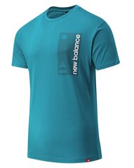 Футболка мужская New Balance, синяя цена и информация | Мужские футболки | kaup24.ee