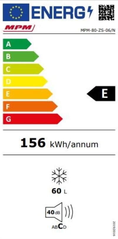 MPM-80-ZS-06 hind ja info | Sügavkülmikud ja külmakirstud | kaup24.ee