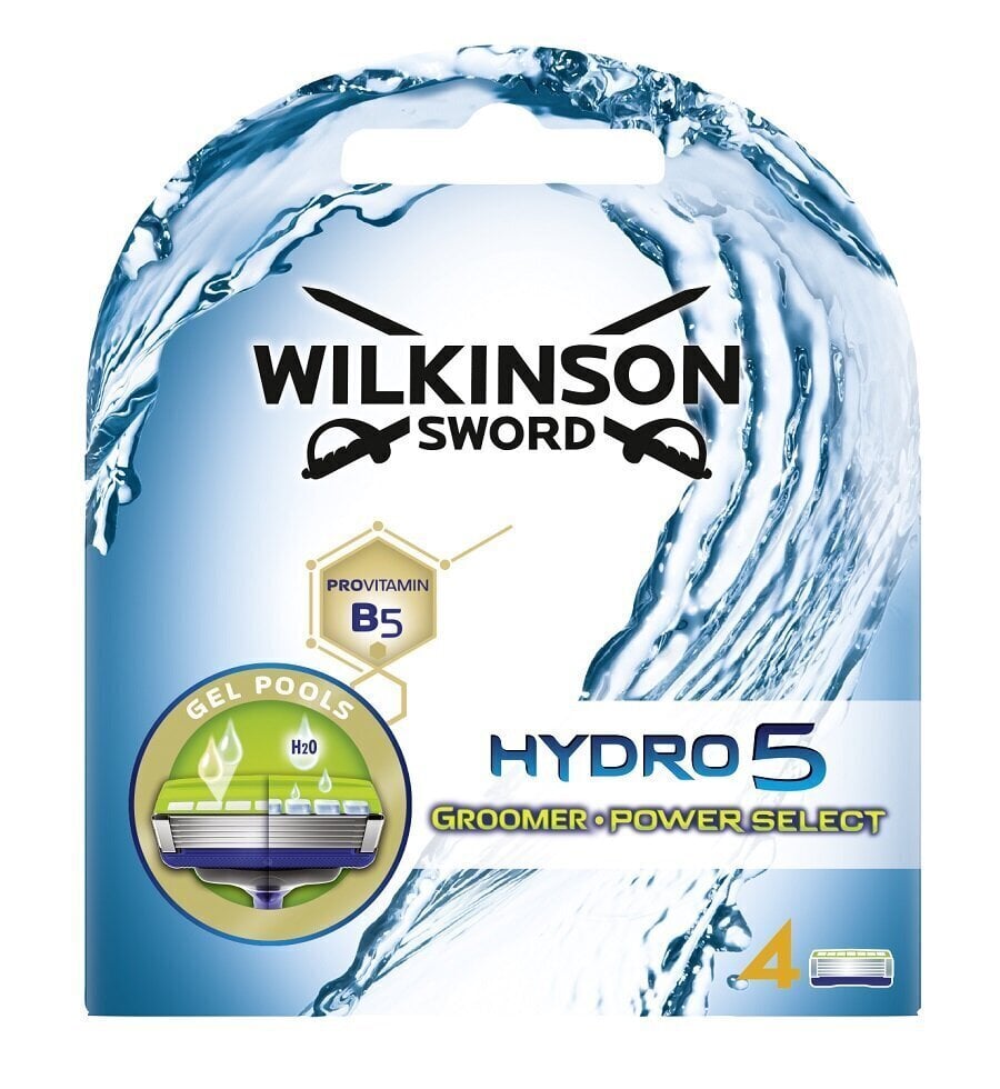 Raseerimispead Wilkinson Sword Hydro5 Groomer 4in1, 4 tk. цена и информация | Raseerimisvahendid | kaup24.ee