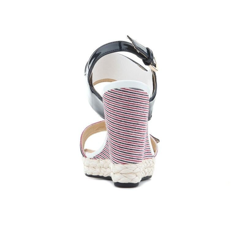 Naiste kõrge kontsaga sandaalid Geox D Janira EW D82P6E 00254 C4002, sinine цена и информация | Naiste sandaalid | kaup24.ee