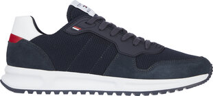 Meeste vabaajajalatsid Tommy Hilfiger Modern Corporate Mix Runner, sinine hind ja info | Meeste kingad, saapad | kaup24.ee