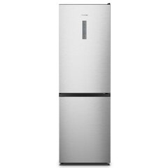 Комбинированный холодильник Hisense RB390N4BC2, нержавеющая сталь (186 x 60 см) цена и информация | Холодильники | kaup24.ee