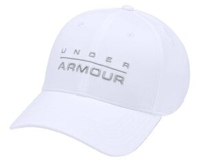 Meeste müts Under Armour Mens Woodmark STR Cap, valge цена и информация | Мужские шарфы, шапки, перчатки | kaup24.ee