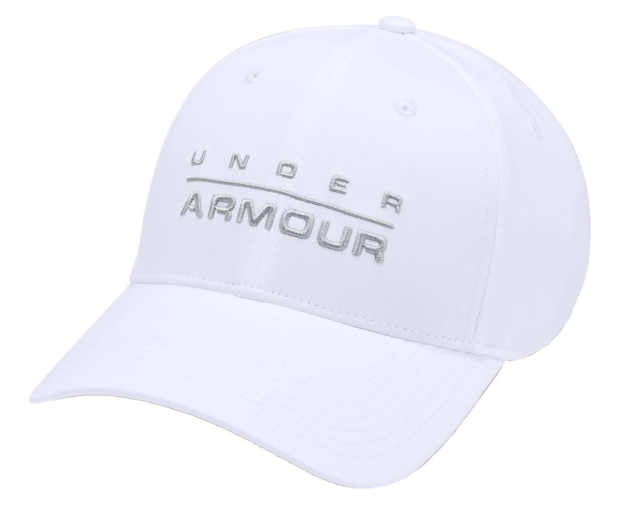 Meeste müts Under Armour Mens Woodmark STR Cap, valge цена и информация | Meeste sallid, mütsid ja kindad | kaup24.ee