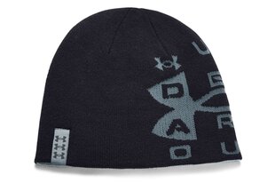 Шляпа для мужчин и женщин Under Armour Billboard Reversible Beanie, черная цена и информация | Женские шапки | kaup24.ee