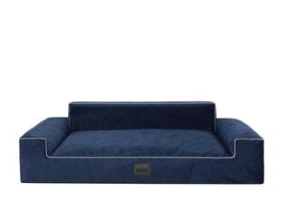 Hobbydog pesa Glamour New Navy Blue Fancy, XL, 98x66 cm цена и информация | Лежаки, домики | kaup24.ee