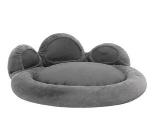 Hobbydog лежак Exclusive Paw Grey, L, 75x75 см цена и информация | Лежаки, домики | kaup24.ee