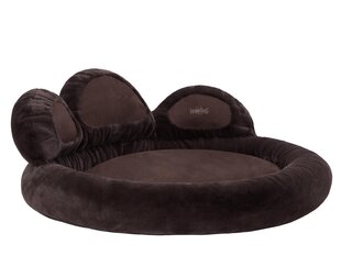 Hobbydog лежак Exclusive Paw Brown, XL, 85x85 см цена и информация | Лежаки, домики | kaup24.ee