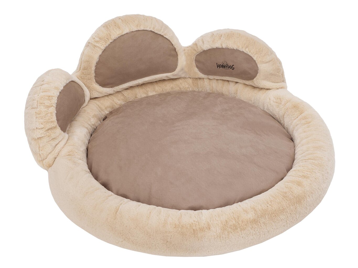 Hobbydog pesa Exclusive Paw Beige, XL, 85x85 cm цена и информация | Pesad, padjad | kaup24.ee