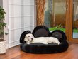 Hobbydog pesa Exclusive Paw Black, XL, 85x85 cm цена и информация | Pesad, padjad | kaup24.ee