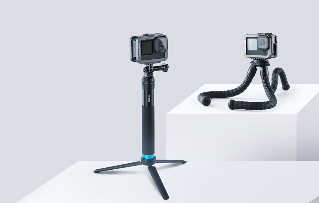 Telesin alumiiniumist ümbris GoPro Hero 9 / Hero 10 kaameratele hind ja info | Nutiseadmed ja aksessuaarid | kaup24.ee