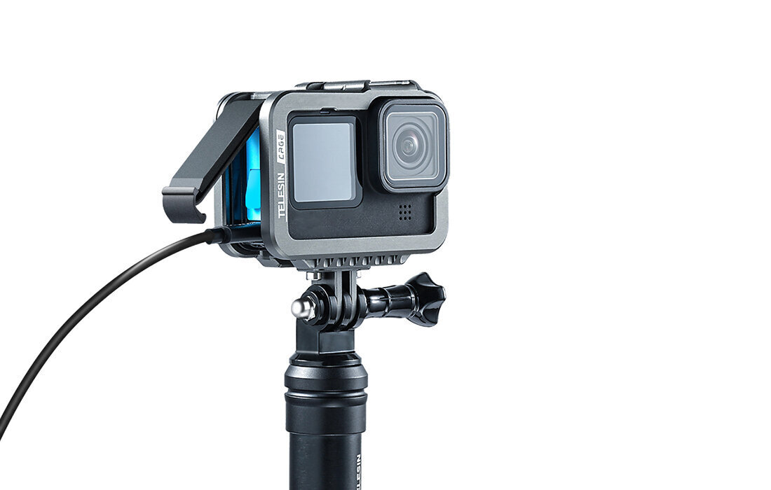 Telesin alumiiniumist ümbris GoPro Hero 9 / Hero 10 kaameratele hind ja info | Nutiseadmed ja aksessuaarid | kaup24.ee