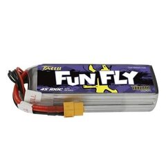 Aku Tattu Funfly 1800mAh 14.8V 100C 4S1P XT60 цена и информация | Смарттехника и аксессуары | kaup24.ee