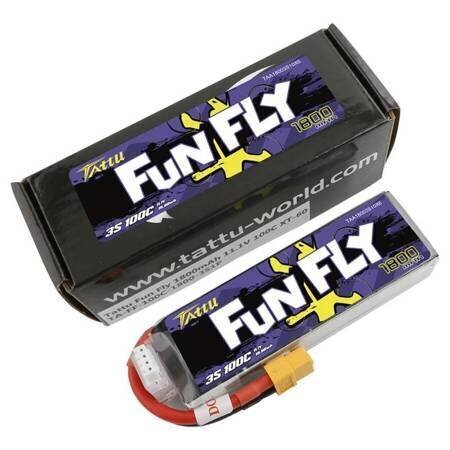 Aku Tattu Funfly 1800mAh 11.1V 100C 3S1P XT60 цена и информация | Nutiseadmed ja aksessuaarid | kaup24.ee