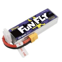 Aku Tattu Funfly 1800mAh 11.1V 100C 3S1P XT60 hind ja info | Nutiseadmed ja aksessuaarid | kaup24.ee