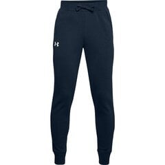 Штаны для мальчиков Under Armor Y Rival Cotton Pants Jr 1357634 408, синие цена и информация | Штаны для мальчика Nini | kaup24.ee