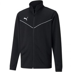 Laste dressipluus Puma teamRise Training Poly Jacket Jr 657393 03, must hind ja info | Poiste kampsunid, vestid ja jakid | kaup24.ee