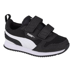 Детские повседневные кроссовки Puma R78 V Infants 373618 01, черные цена и информация | Детская спортивная обувь | kaup24.ee