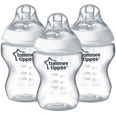 Набор флаконов Tommee Tippee 260 мл, 3 шт. цена и информация | Бутылочки и аксессуары | kaup24.ee