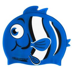 Шапочка для плавания Aqua-Speed ZOO Nemo Junior, синяя цена и информация | Шапочки для плавания | kaup24.ee