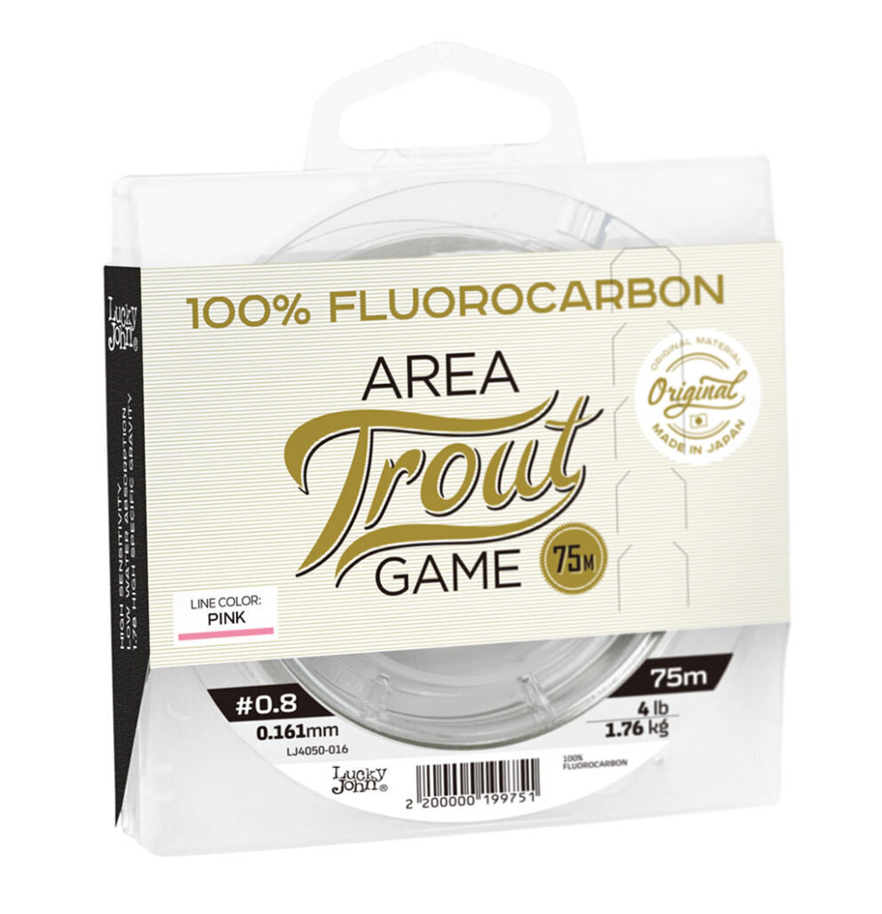 Tamiil Lucky John Fluorocarbon Area Trout Game 0.75m 0.18mm цена и информация | Tamiilid | kaup24.ee