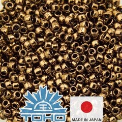 Бисер TOHO® Bisser Bronze 11/0 (2,2 мм) 10 г. цена и информация | Принадлежности для изготовления украшений, бисероплетения | kaup24.ee