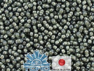 TOHO® seemnehelmed seesvärv must teemant / valge voodriga 11/0 (2,2 mm) 10 g. hind ja info | Ehete valmistamine, helmestamine | kaup24.ee