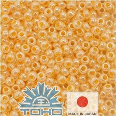 Бисер TOHO® Seed Beads Ceylon Peach Cobler 11/0 (2,2 мм) 10 г. цена и информация | Принадлежности для изготовления украшений, бисероплетения | kaup24.ee