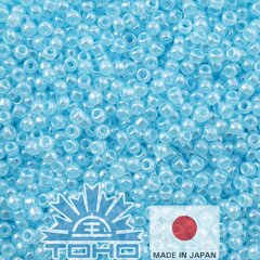Бисер TOHO® Ceylon Aqua 11/0 (2,2 мм) 10 г. цена и информация | Принадлежности для изготовления украшений, бисероплетения | kaup24.ee