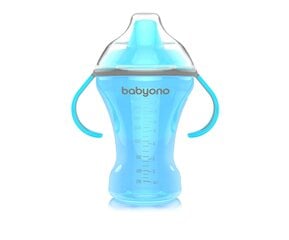 Детская бутылочка BabyOno Natural Nursing, 260 мл, 1457, синий цена и информация | Бутылочки и аксессуары | kaup24.ee