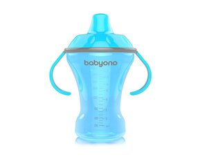 Детская бутылочка BabyOno Natural Nursing, 260 мл, 1457, синий цена и информация | Бутылочки и аксессуары | kaup24.ee